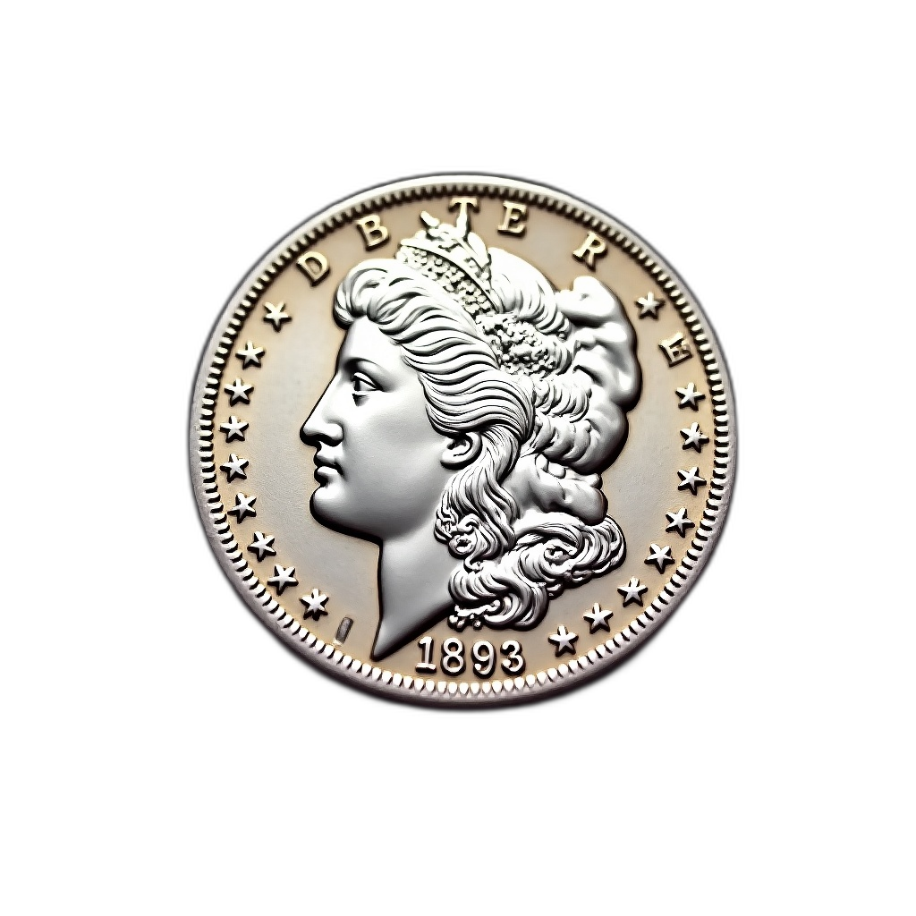 Morgan silver dollar obverse